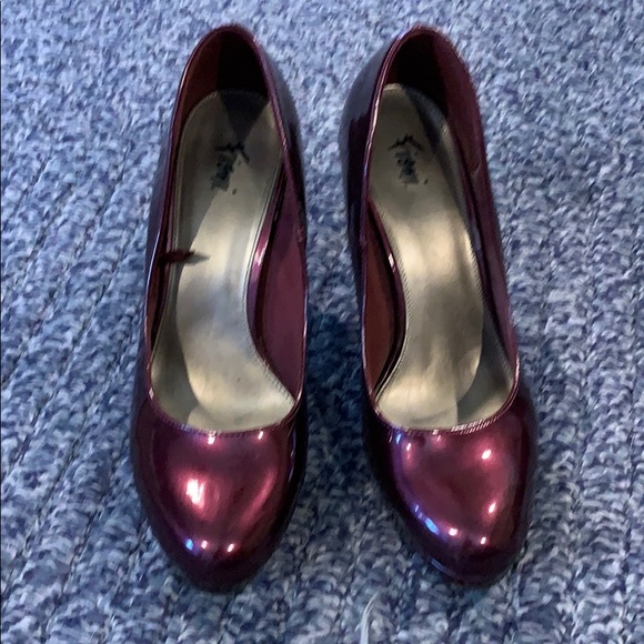 ruby red pumps